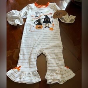 Halloween BABY Girl First Halloween One Piece Outfit